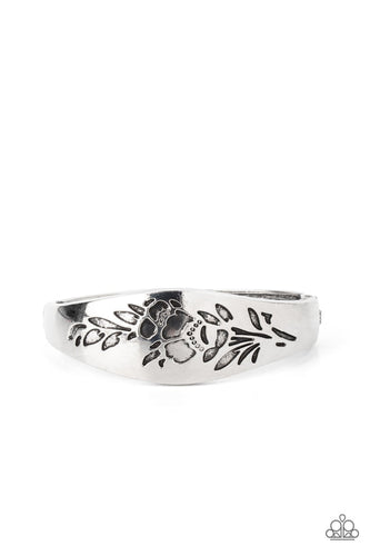 Fond Of Florals Silver Bracelet