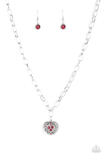 No Love Lost Red Necklace