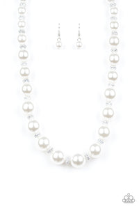Uptown Heiress White Necklace
