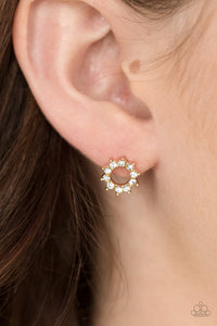 Richly Resplendent Gold Earring