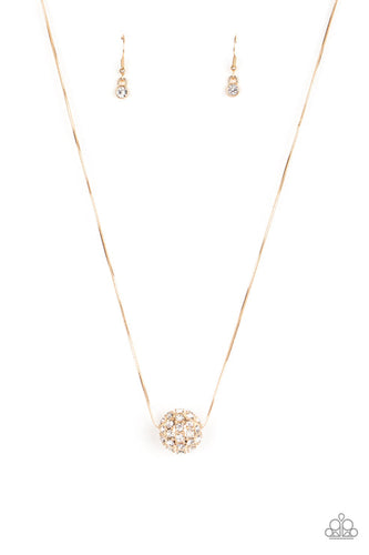 Come Out Of Your BOMBSHELL Gold Necklace