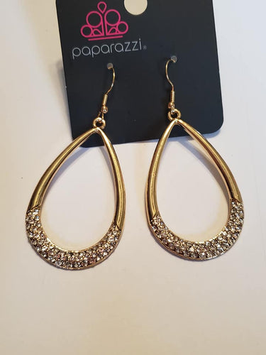 Take A Dip Gold Earring