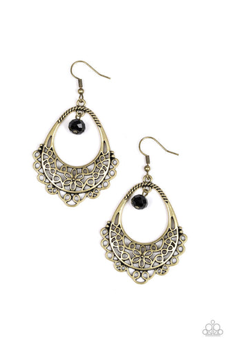 Garden Society Brass Earring