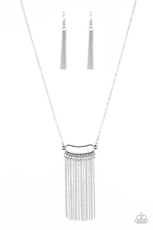 Serene Streams White Necklace