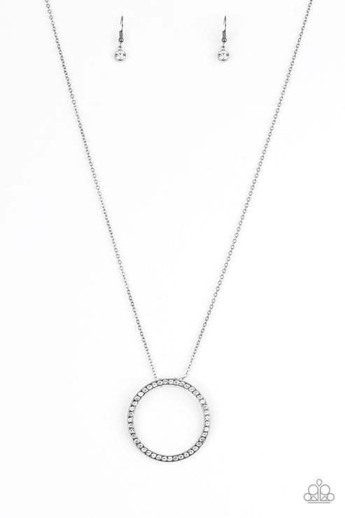 Center Of Attention Black Necklace