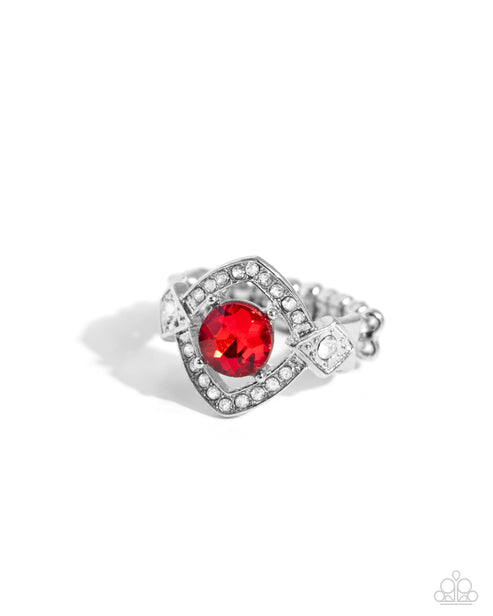 Undefeated Dazzle Red Ring