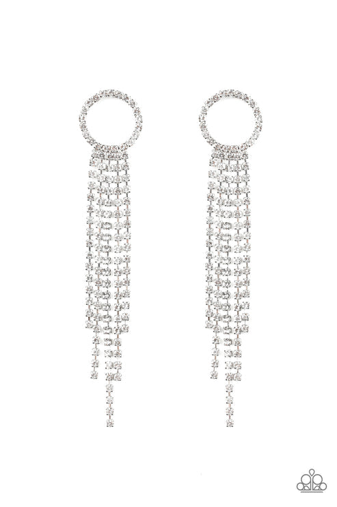 Endless Sheen White Earring