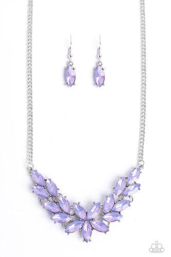 Ethereal Efflorescence Purple Necklace
