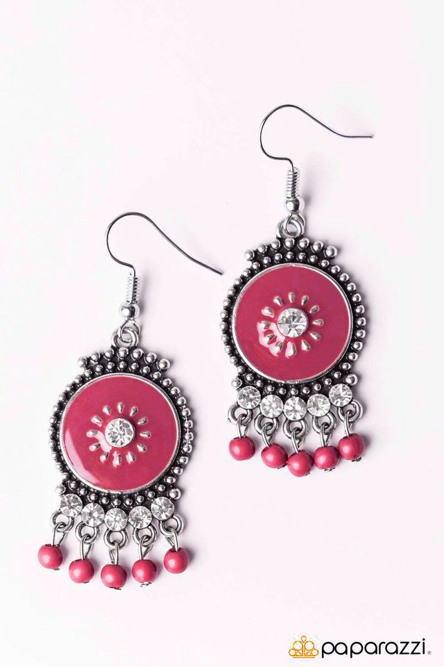 Such A Flirt Pink Earring