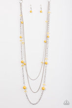 Load image into Gallery viewer, Triple Tango Yellow Necklace