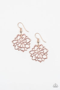 Darling Dahlia Gold Earring