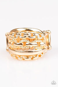 A CHIC Reaction Gold Ring