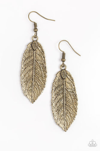 We GATHERER Together Brass Earring