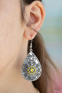 Banquet Bling Yellow Earring