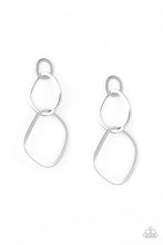 Load image into Gallery viewer, Twisted Trio Silver Earring