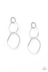 Twisted Trio Silver Earring