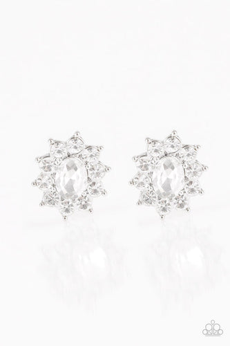 Starry Nights White Earring