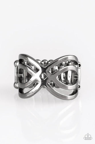 Infinite Fashion Black Ring