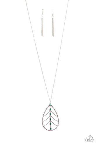 Forest Flair Green Necklace