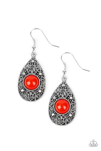 From POP To Bottom Red Earring