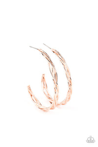 Twisted Tango Gold Earring