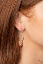 Load image into Gallery viewer, Twisted Tango Gold Earring