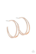 Load image into Gallery viewer, Rustic Curves Gold Earring