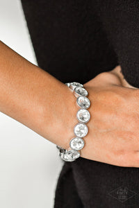 Number One Knockout White Bracelet