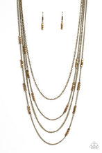 Load image into Gallery viewer, Metallic Monarch Brass Necklace