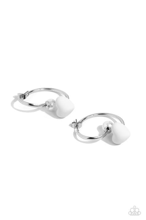 Romantic Representative White Earring