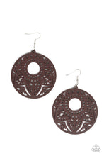 Load image into Gallery viewer, Mandala Mambo Brown Earring