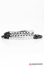 Load image into Gallery viewer, Love Charms Black Bracelet