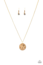 Load image into Gallery viewer, Breezy Palm Trees Gold Necklace