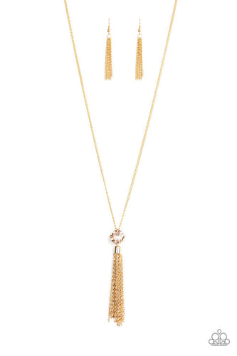 Five-Alarm FIREWORK Gold Necklace