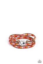 Load image into Gallery viewer, PAW-sitive Thinking Orange Bracelet