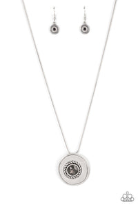 Make Me A MEDALLION-aire Silver Necklace