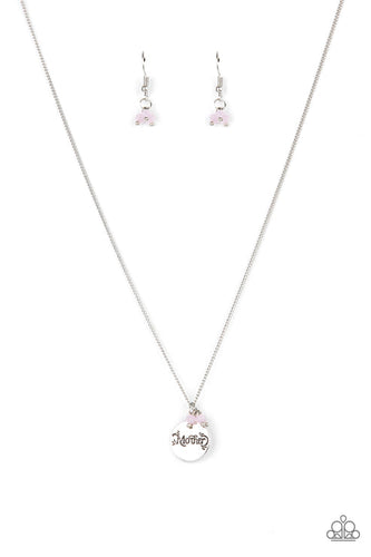 Warm My Heart Pink Necklace