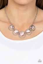 Load image into Gallery viewer, Elliptical Enchantment Pink Necklace