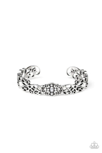 Victorian Vines White Bracelet