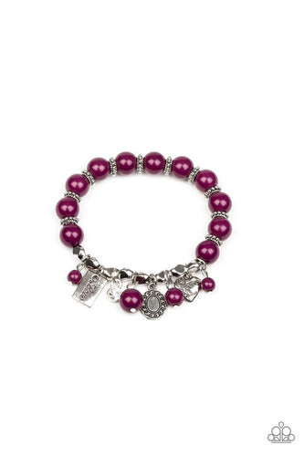 One True Love Purple Bracelet