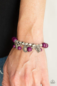 One True Love Purple Bracelet