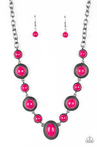 Voyager Vibes Pink Necklace