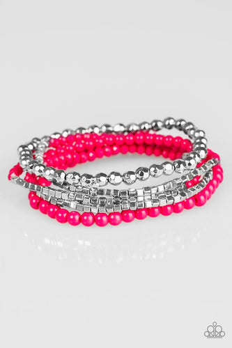 Colorfully Chromatic Pink Bracelet