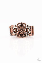 Load image into Gallery viewer, Fanciful Flower Gardens Copper Ring