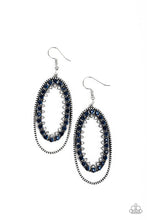 Load image into Gallery viewer, Marry Into Money Blue Earring