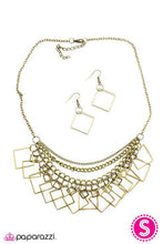 Load image into Gallery viewer, On The Quad Brass Necklace