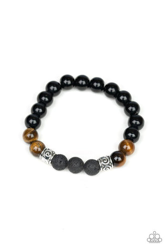 Mantra Brown Bracelet