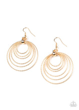 Load image into Gallery viewer, Elliptical Elegance Gold Earring