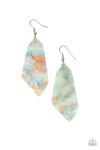 Walking On WATERCOLORS Blue Earring