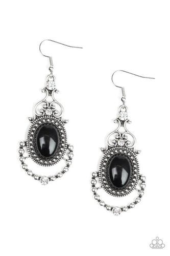 CAMEO And Juliet Black Earring